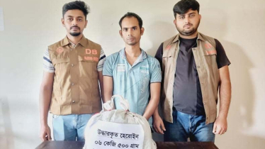Drug peddler held with 6.5 kg heroin in Rajshahi