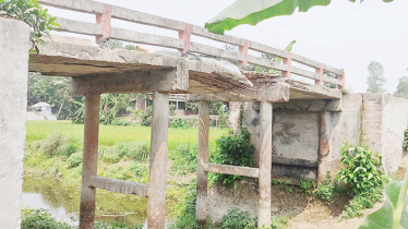 Damaged bridge poses risks to commuters in Sirajganj 