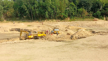 Rampant soil removal imperils Gumani River ecosystem