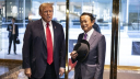 Trump meets former Japanese prime minister in New York