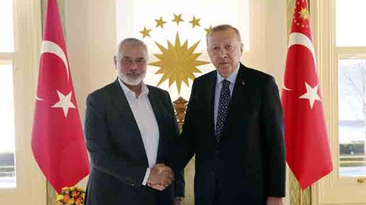 Erdogan, Hamas chief begin Istanbul meeting Erdogan, Hamas chief begin Istanbul meeting