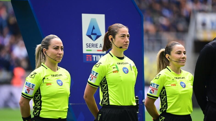 All-female team referee Serie A match for first time