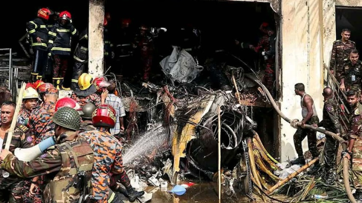 Bangladesh Air Force training aircraft crashes into school, killing at least 27