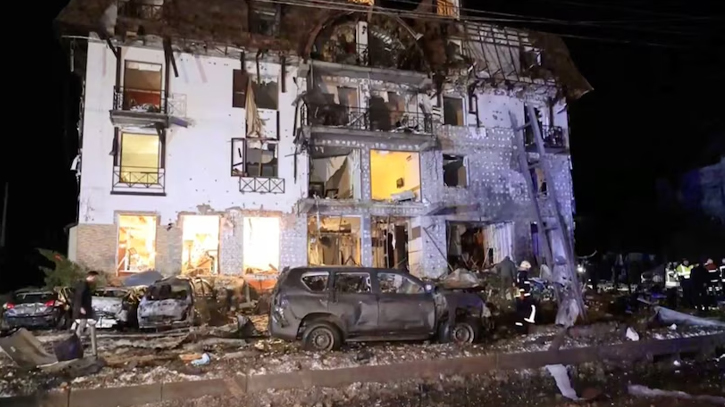 2 journalists injured in Russian strike on Ukraine hotel 2 journalists injured in Russian strike on Ukraine hotel