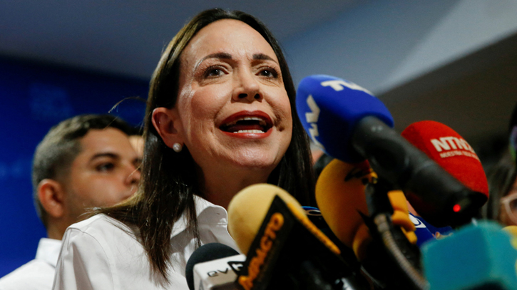 Three Venezuela opposition activists arrested after Machado rally Three Venezuela opposition activists arrested after Machado rally