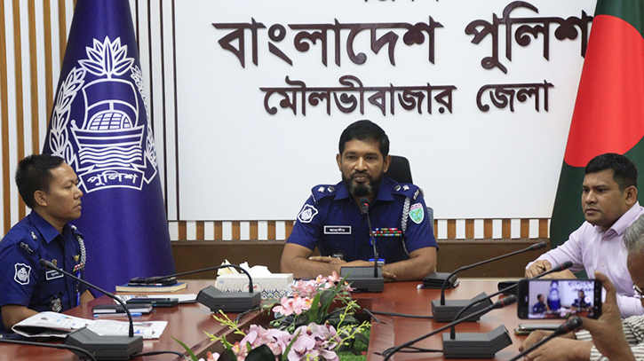 মৌলভীবাজারে সাংবাদিকদের সাথে নবাগত পুলিশ সুপারের মতবিনিময় মৌলভীবাজারে সাংবাদিকদের সাথে নবাগত পুলিশ সুপারের মতবিনিময়